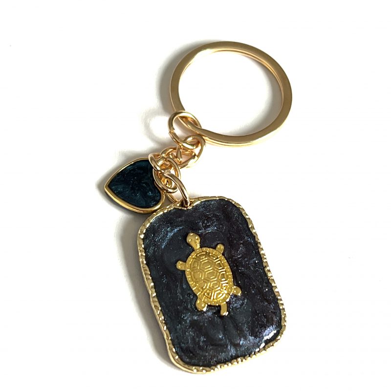 Llavero de resina con chip NFC personalizado